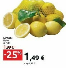 Carrefour Limoni offerta