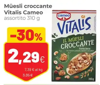 Coop Cameo Müesli croccante Vitalis assortito 310 g offerta
