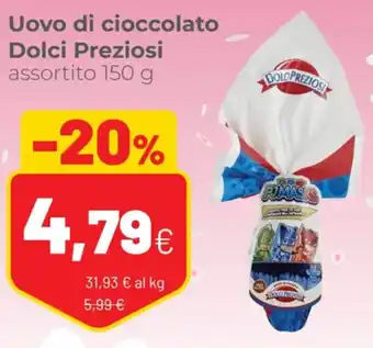Coop Uovo di cioccolato Dolci Preziosi assortito 150 g offerta
