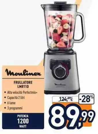 Unieuro Moulines Frullatore LM811D offerta