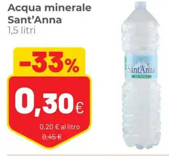 Coop Sant' Anna Acqua minerale 1,5 litri offerta