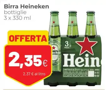 Coop Heineken Birra bottiglie 3 x 330 ml offerta