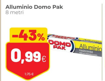Coop Domo Pak Alluminio 8 metri offerta