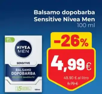 Coop Nivea Men Balsamo dopobarba Sensitive 100 ml offerta
