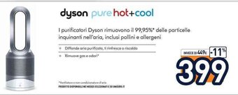 Unieuro dyson pure hot+cool offerta
