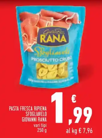 Conad Giovanni Rana Pasta Fresca Ripiena Sfogliavelo vari tipi 250 g offerta