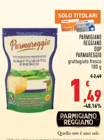 Parmareggio Reggiano DOP Parmareggio grattugiato fresco 100 g