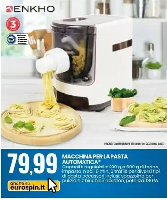 Enkho Macchina Per La Pasta Automatica