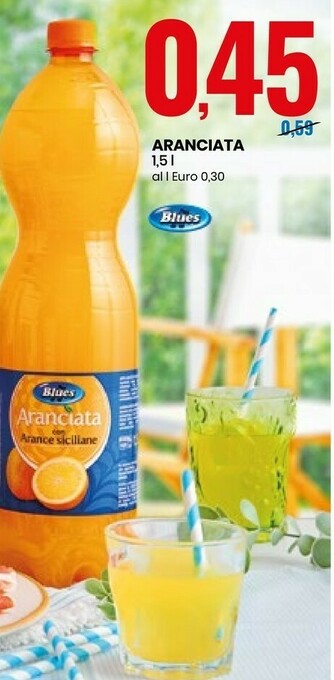 Eurospin Blues Aranciata offerta