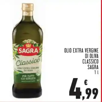 Conad Sagra Olio Extra Vergine Di Oliva Classico 1 l offerta
