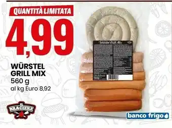 Eurospin Il braciere Wurstel Grill Mix offerta