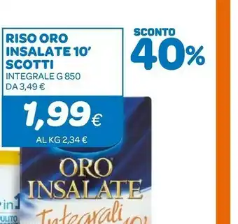 Ekom Dixan Riso Oro Insa;ate 10 offerta