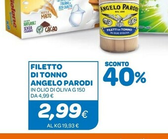 Ekom Angelo Parodi - Trancio Di Tonno In Olio Di Oliva offerta