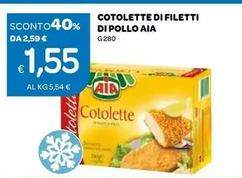 Ekom Aia Cotolette Di Filetti Di Pollio offerta
