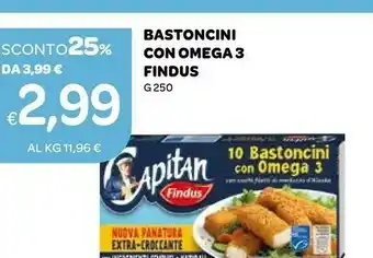 Ekom Findus Bastoncini Con Omega 3 offerta