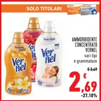 Vernel Ammorbidente Concentrato vari tipi