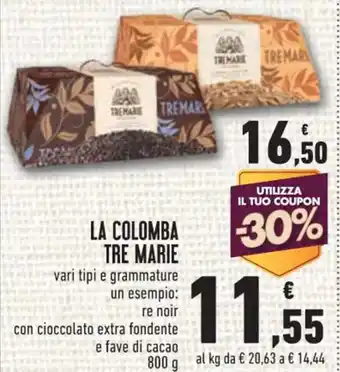Conad Tre Marie La Colomba 800 g offerta