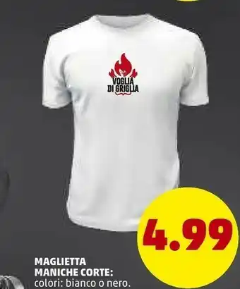 PENNY Voglia Di Griglia Maglietta Maniche Corte offerta
