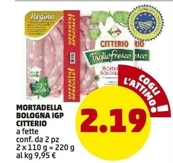 PENNY Citterio Mortdella Bologna Igp offerta