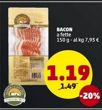 PENNY Sapor di Cascina Bacon A Fette offerta