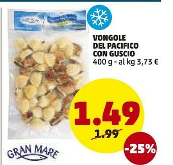 PENNY Gran mare Vongole Del Pacifico Con Guscio offerta