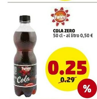 PENNY Funny Cola Zero offerta