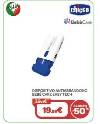 Bimbo Store Chicco Dispositivo Antiabbandono Bebe Care Easy Tech offerta
