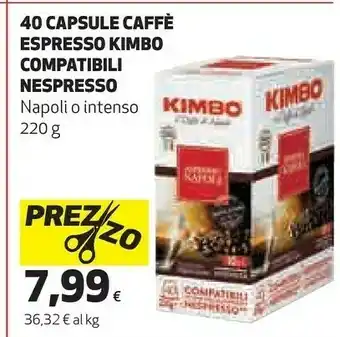 Coop Kimbo Capsule Caffè Espresso offerta