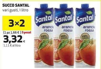 Coop Santal Arancia Rossa offerta