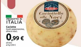Carrefour Market Sabelli Caciottella Alle Noci offerta