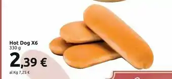 Hot Dog X 6 330 G