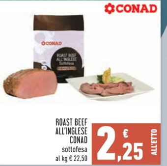 Conad Conad Roast Beef All'Inglese sottofesa offerta