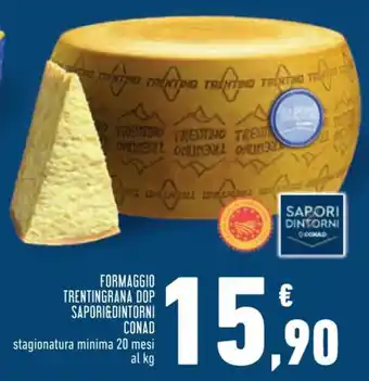 Sapori & Dintorni Conad Formaggio Trentingrana DOP stagionatura minima 20 mesi