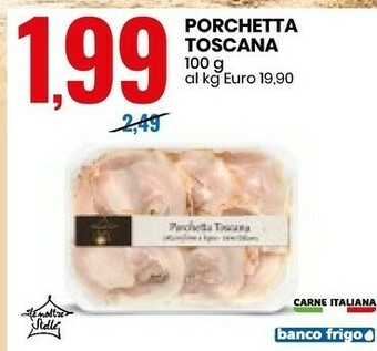 Eurospin Le Nostre Stelle Porchetta Toscana offerta