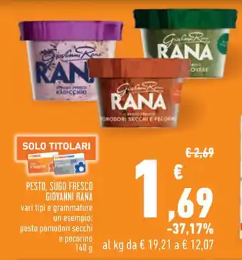 Giovanni Rana Pesto, Sugo Fresco 140 g