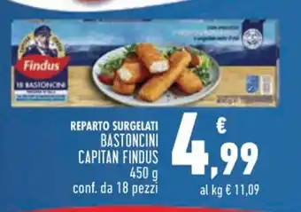 Capitan Findus Bastoncini conf. da 18 pezzi