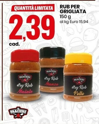 Eurospin Il braciere Rub Per Grigliata offerta