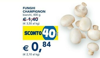 Esselunga Funghi champignon offerta