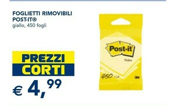 Esselunga Post-it Cancelleria ufficio offerta