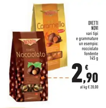 Novi Ovetti vari tipi nocciolato fondente 145 g