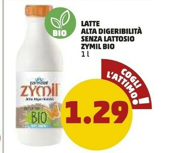 PENNY Parmalat - Zymil Alta Digeribilità Bio Senza Lattosio 50 Anni 1000 G(ml) offerta