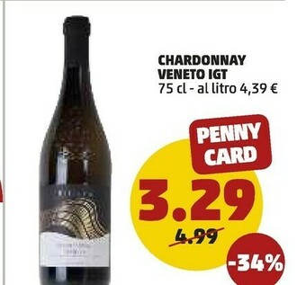 PENNY Donè - Chardonnay Veneto 750 G(ml) offerta