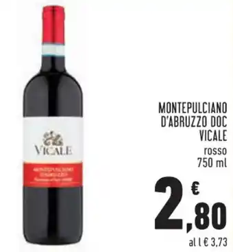 Vicale Montepulciano D'Abruzzo DOC rosso 750 ml