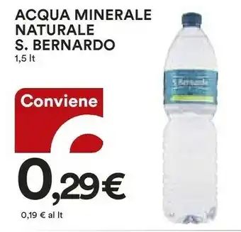 Coop S. bernardo Acqua offerta