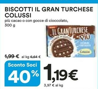 Coop Colussi Biscotti offerta