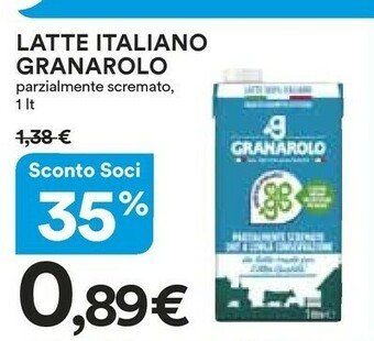 Coop Granarolo Latte offerta