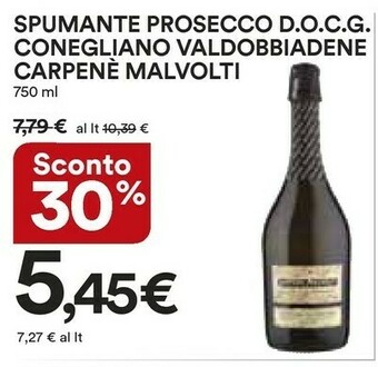 Coop Prosecco offerta
