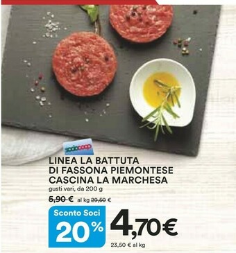Coop La marchesa Carne offerta