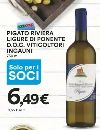 Coop Riviera ligure Prosecco offerta