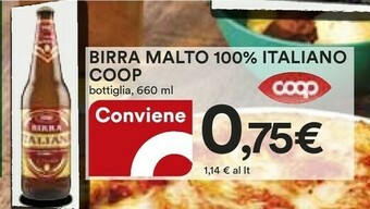 Coop Peroni Birra offerta